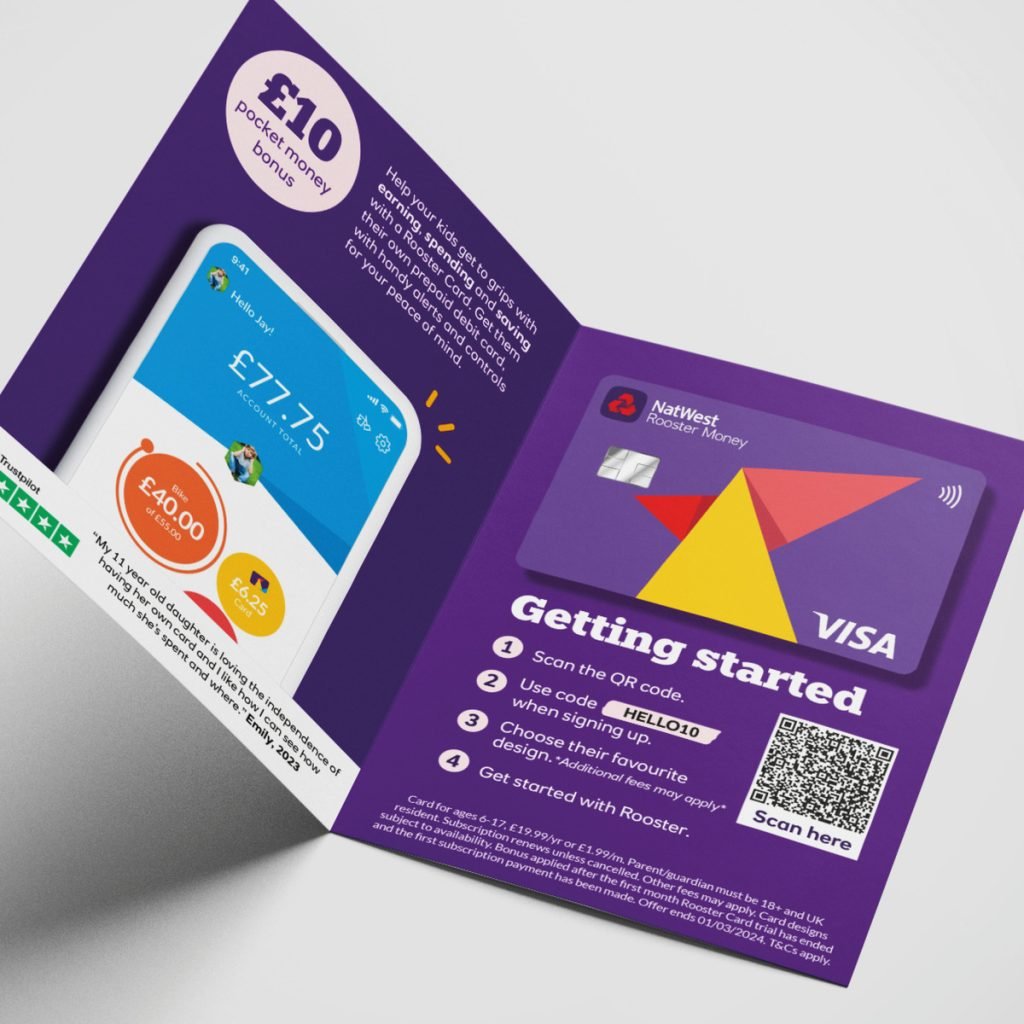 Image of a piece of direct mail marketing demonstrating how action applies to the AIDA model
